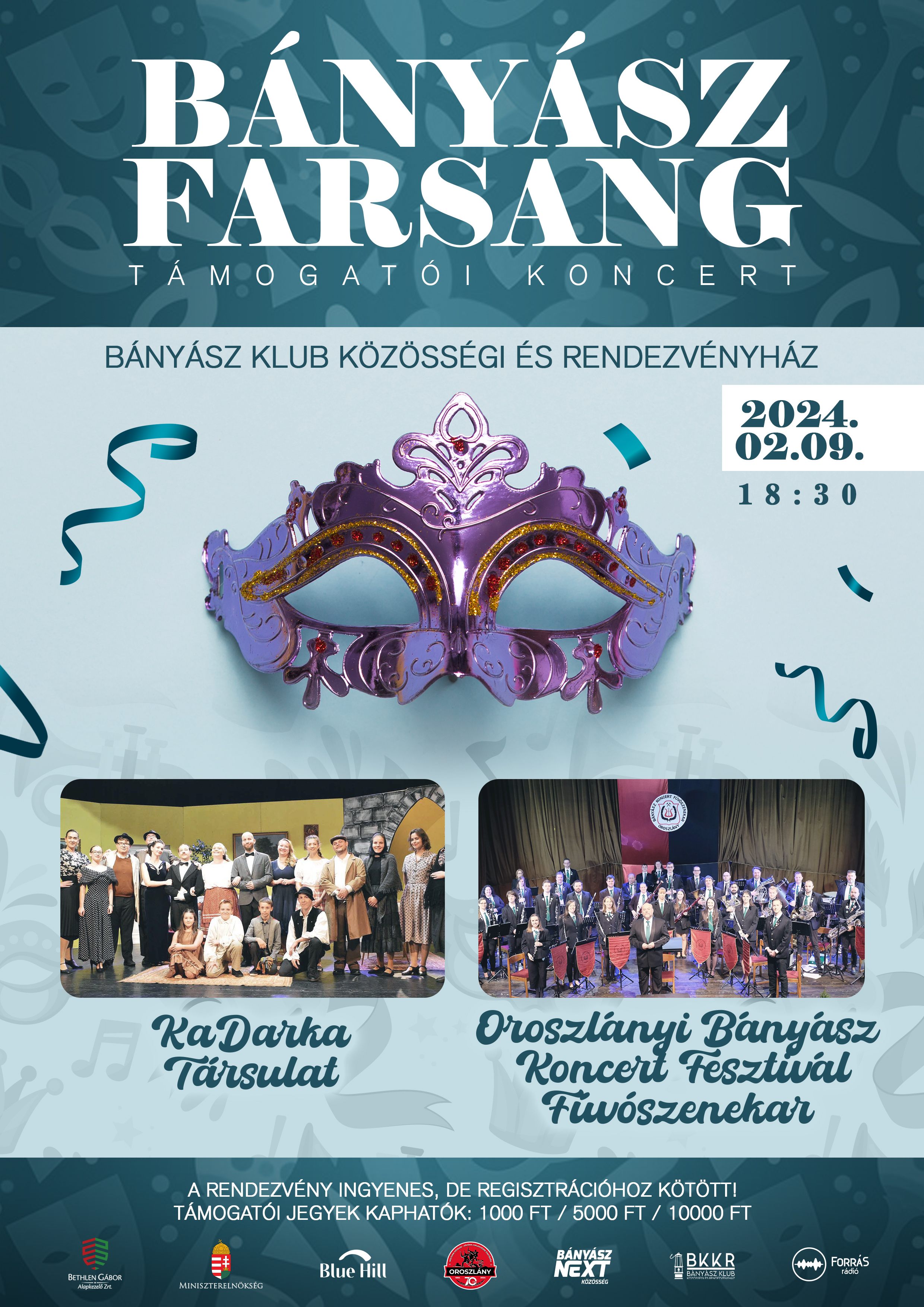 Bányász Farsangi koncert